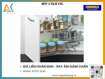 GIÁ LIÊN HOÀN NAN - RAY ÂM GIẢM CHẤN EP101 (trái) EUROGOLD - INOX MẠ CROM